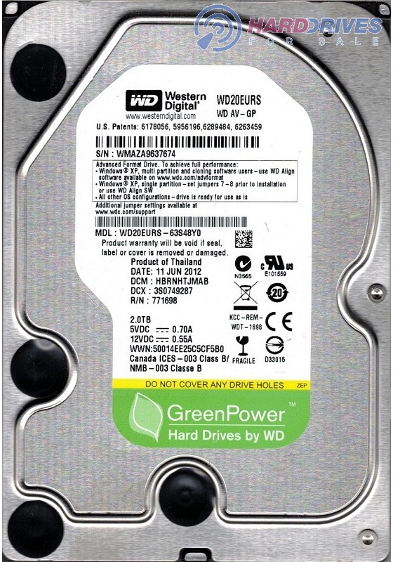 WD20EURS-63S48Y0