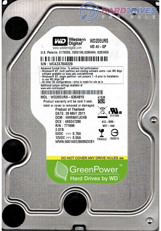 WD20EURS-63S48Y0