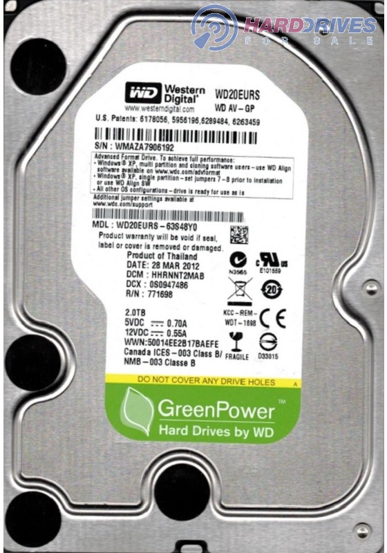 WD20EURS-63S48Y0