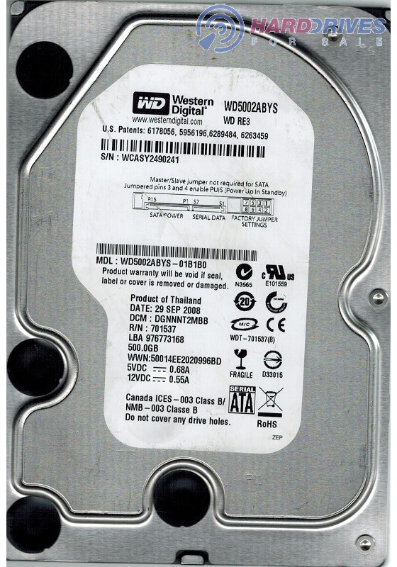 WD5002ABYS-01B1B0