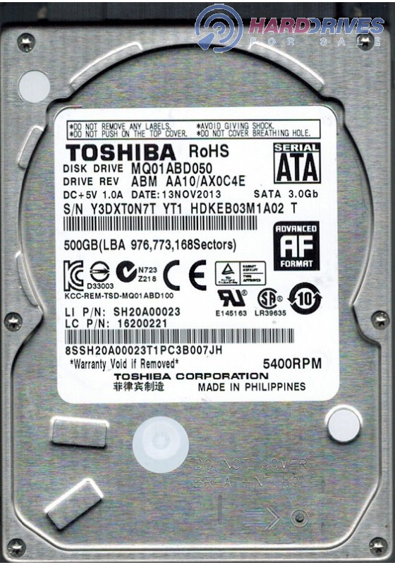 MQ01ABD050 ABM AA10/AX0C4E 