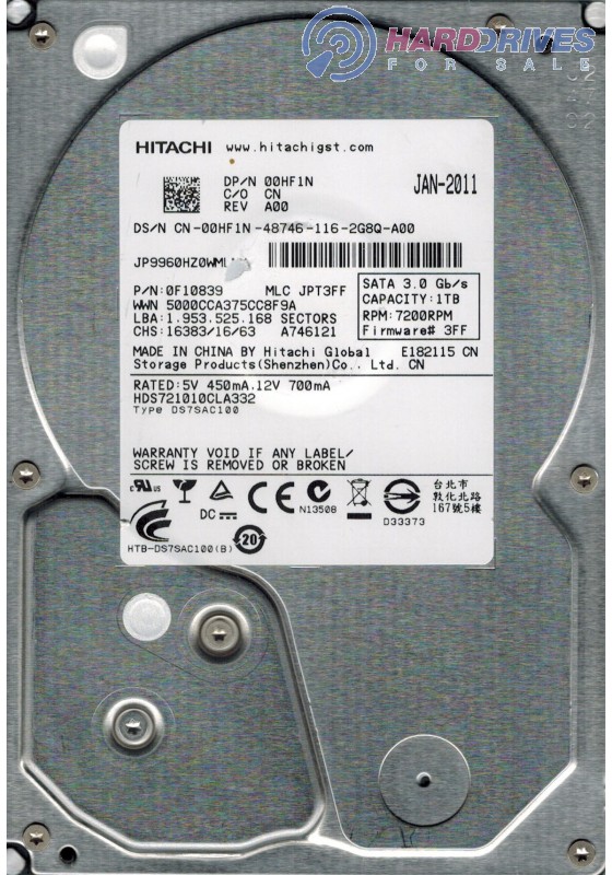 HDS721010CLA332