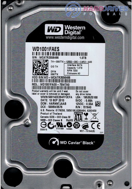 WD1001FAES-75W7A0