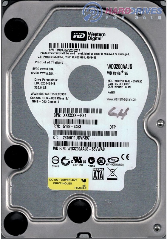 WD3200AAJS-65M0A0