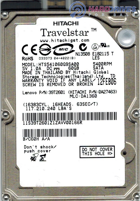 HTS541060G9SA00