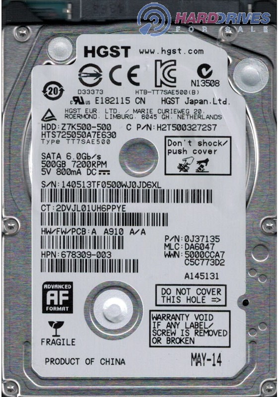 HTS725050A7E630