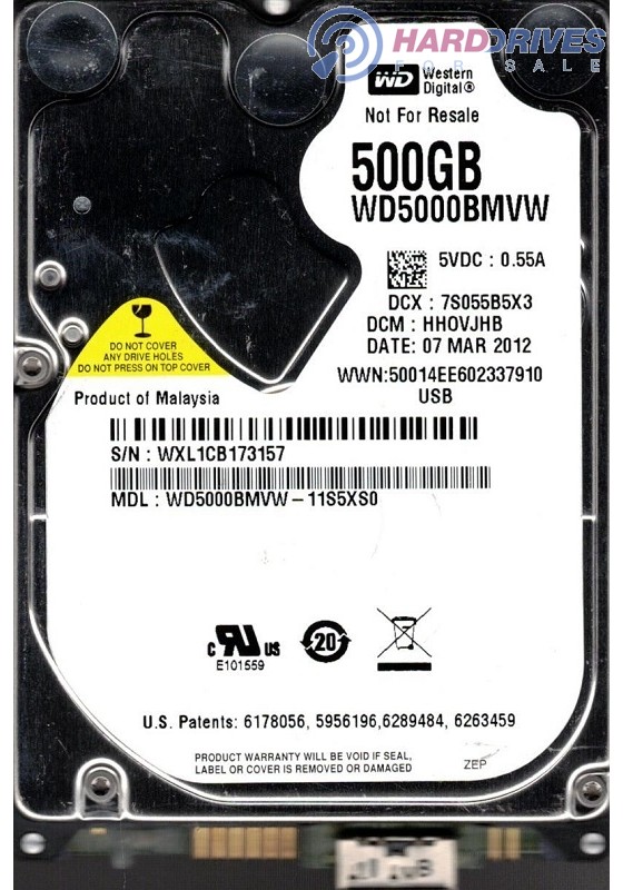WD5000BMVW-11S5XS0