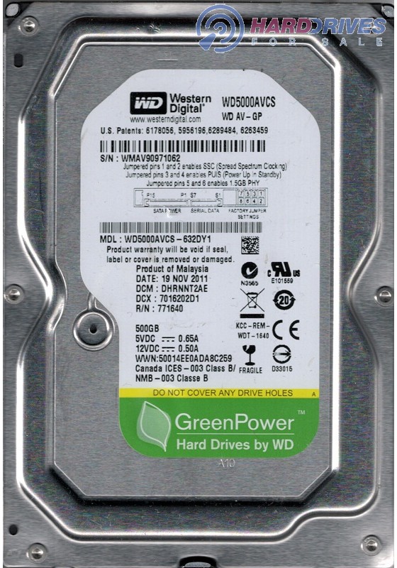 WD5000AVCS-632DY1