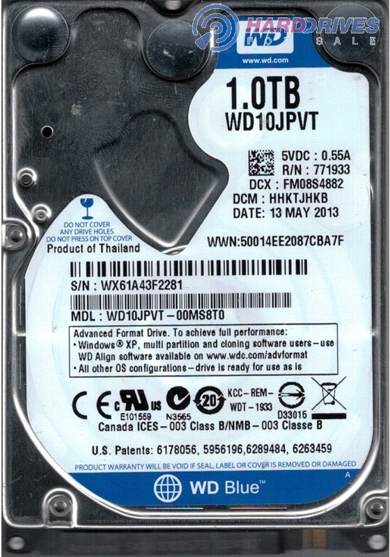 WD10JPVT-00MS8T0