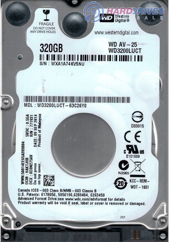 WD3200LUCT-63C26Y0