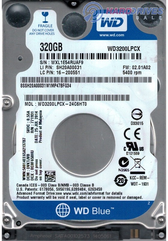 WD3200LPCX-24C6HT0