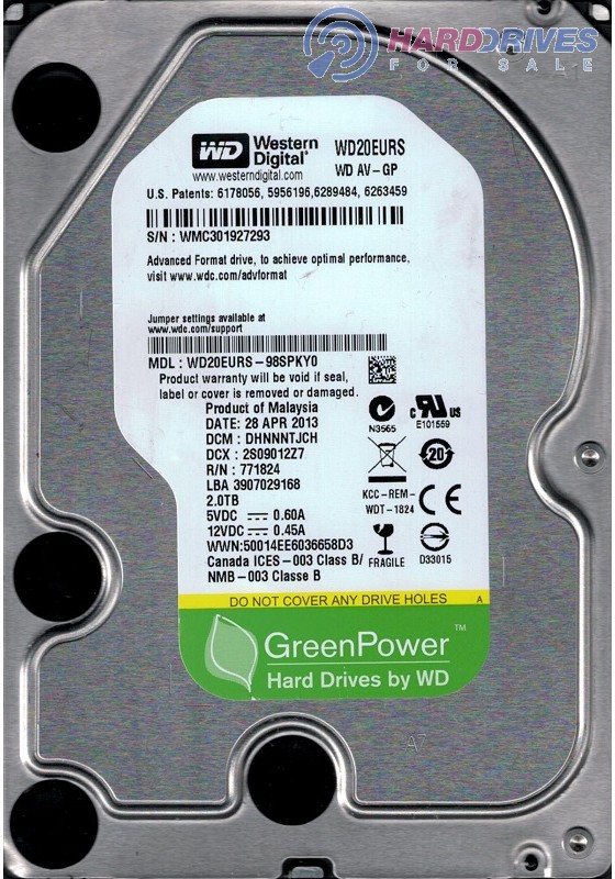 WD20EURS-98SPKY0