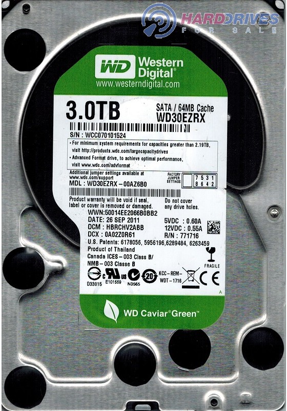 WD30EZRX-00AZ6B0