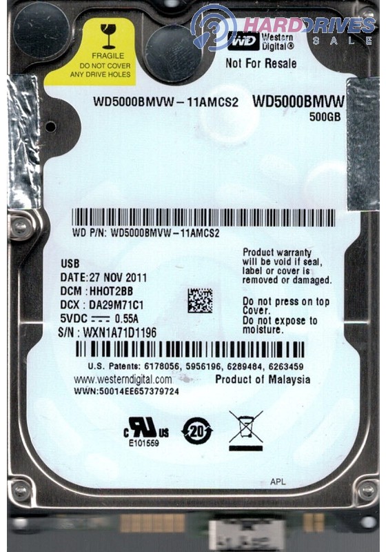 WD5000BMVW-11AMCS2