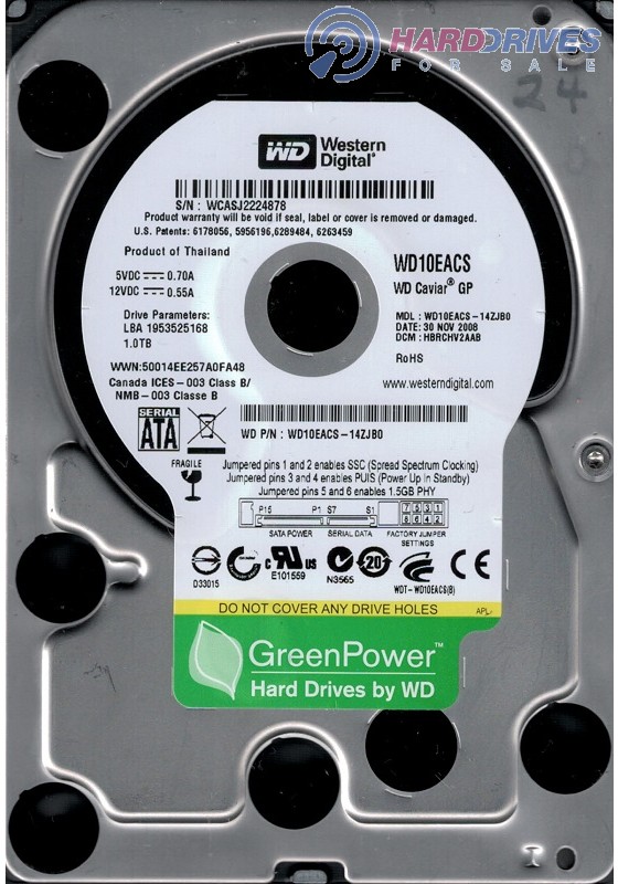 WD10EACS-14ZJB0