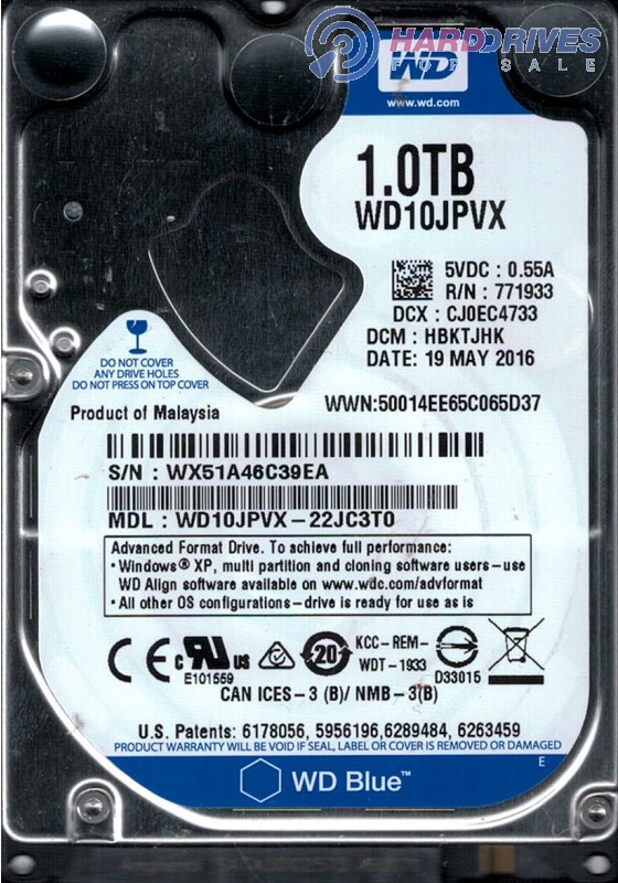 WD10JPVX-22JC3T0