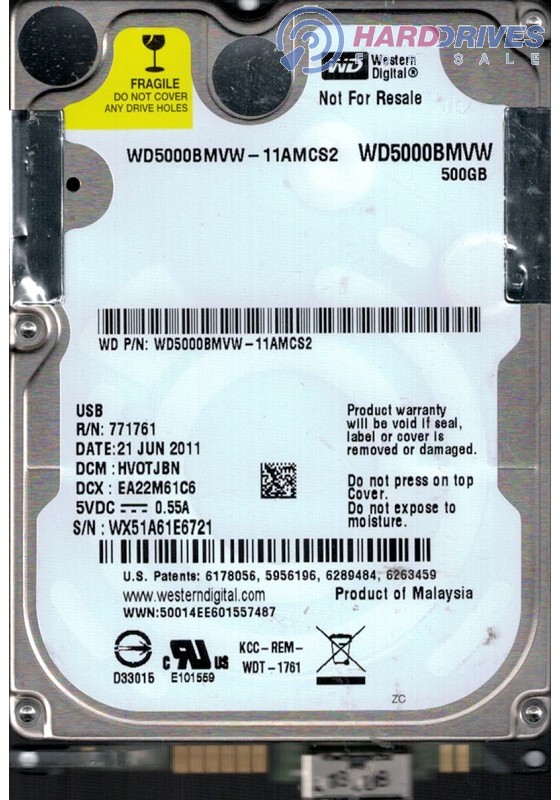 WD5000BMVW-11AMCS2