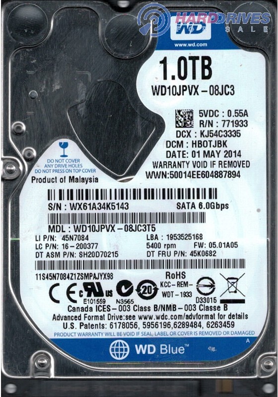 WD10JPVX-08JC3T5