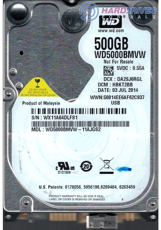 WD5000BMVW-11AJGS2