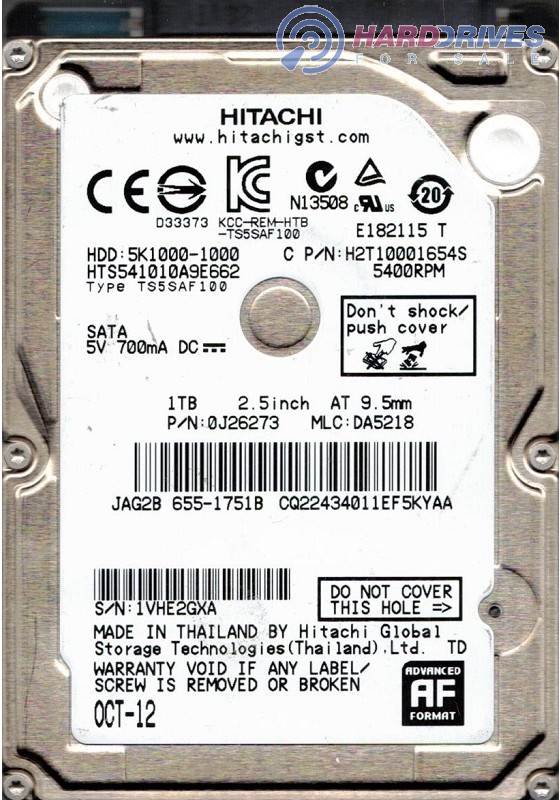 HTS541010A9E662