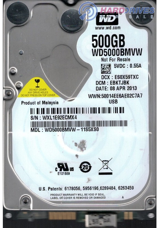 WD5000BMVW-11S5XS0