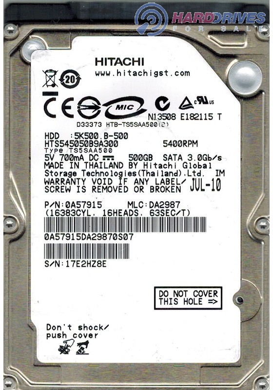 HTS545050B9A300