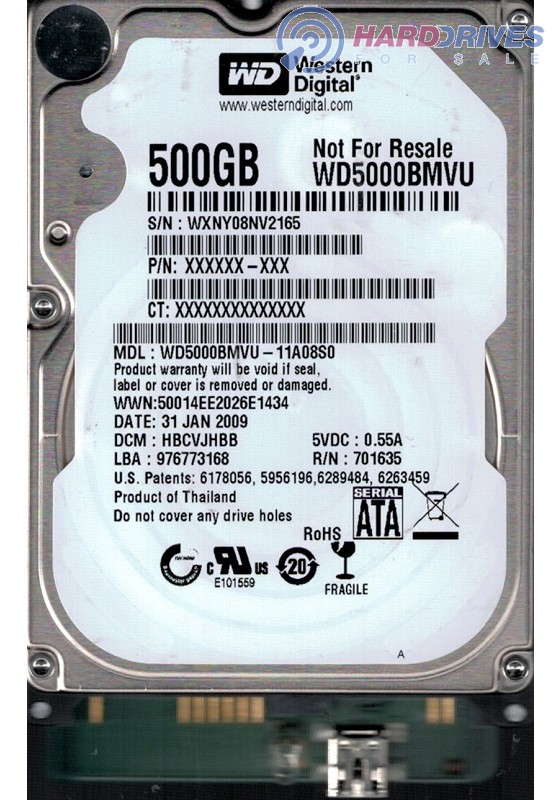 WD5000BMVU-11A08S0