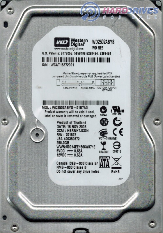 WD2502ABYS-01B7A0