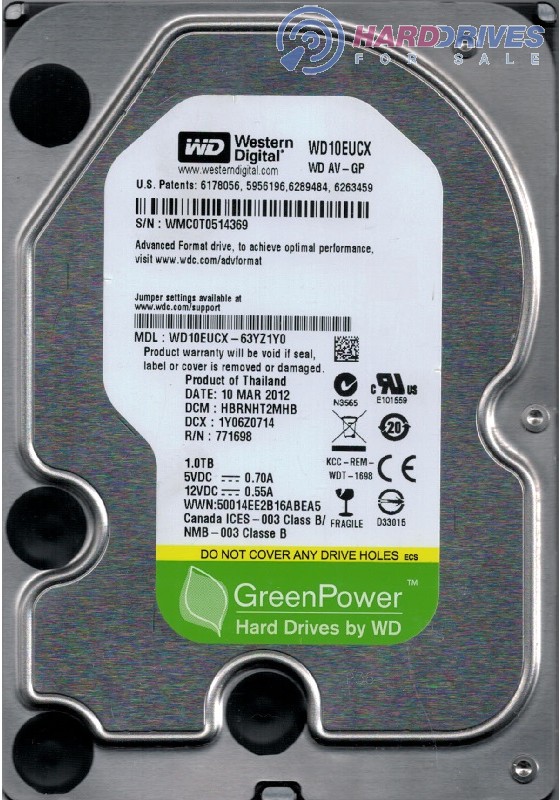 WD10EUCX-63YZ1Y0