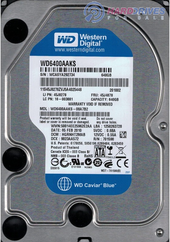 WD6400AAKS-08A7B2