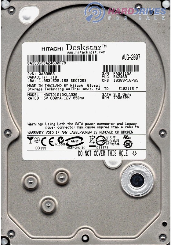 HDS721010KLA330