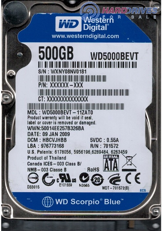 WD5000BEVT-11ZAT0