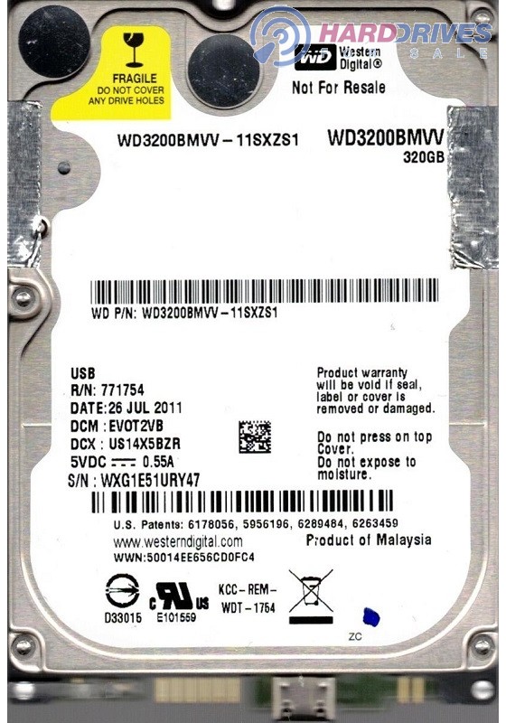 WD3200BMVV-11SXZS1