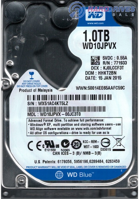 WD10JPVX-00JC3T0