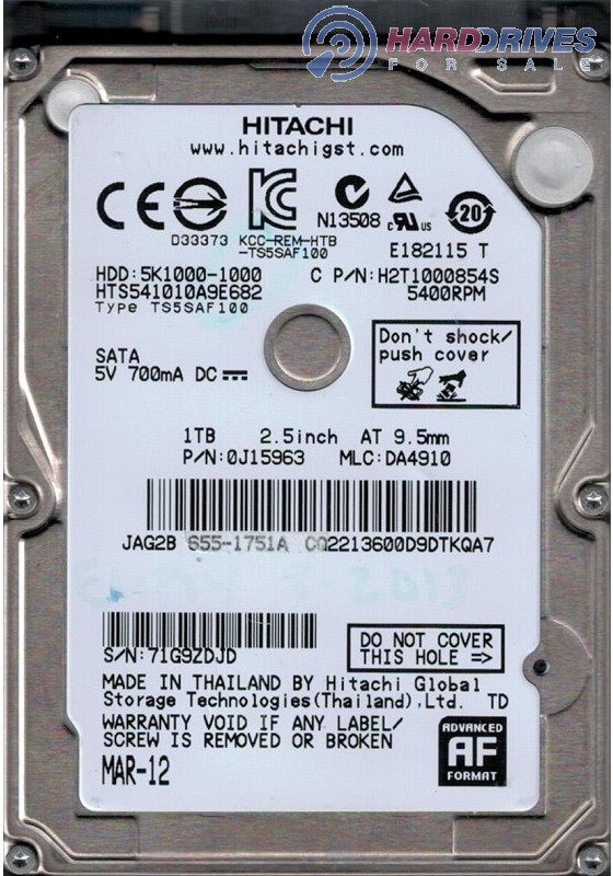 HTS541010A9E682