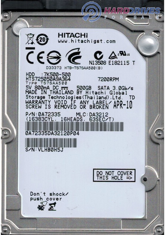 HTS725050A9A364