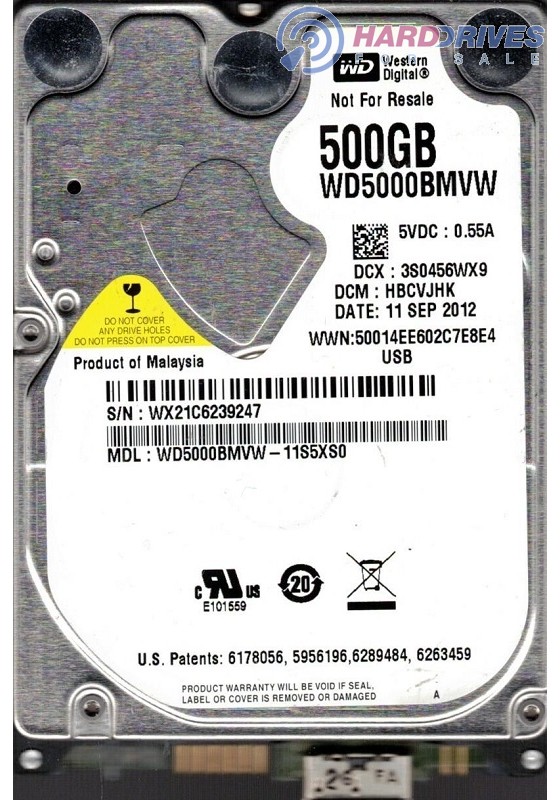 WD5000BMVW-11S5XS0