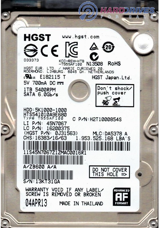HTS541010A9E680