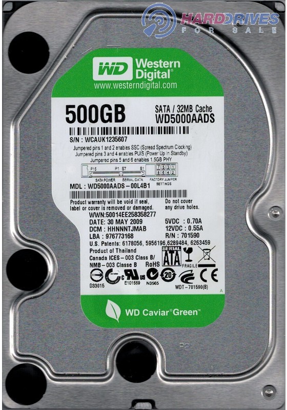WD5000AADS-00L4B1