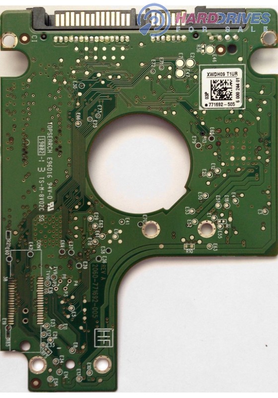 WD6400BPVT-22HXZT1 2061-771692-505 03P