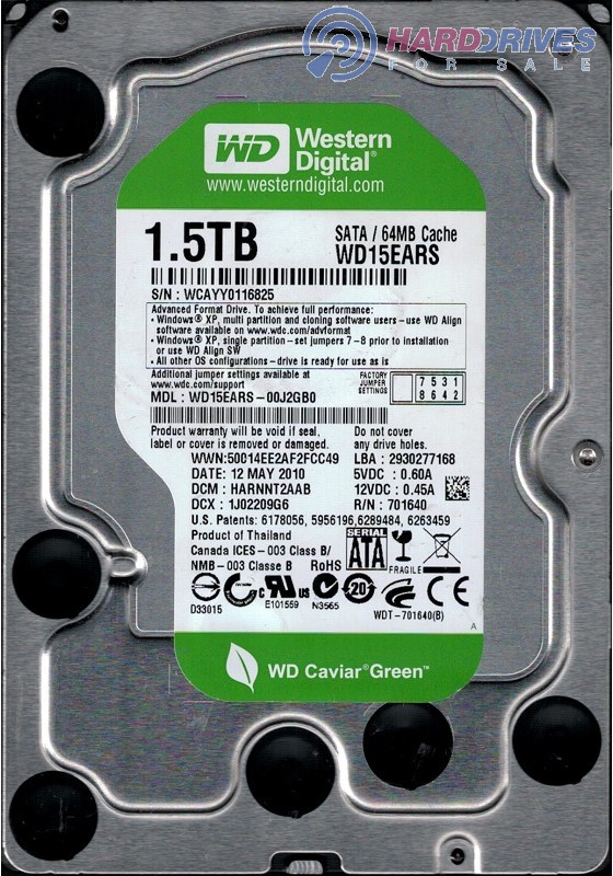 WD15EARS-00J2GB0