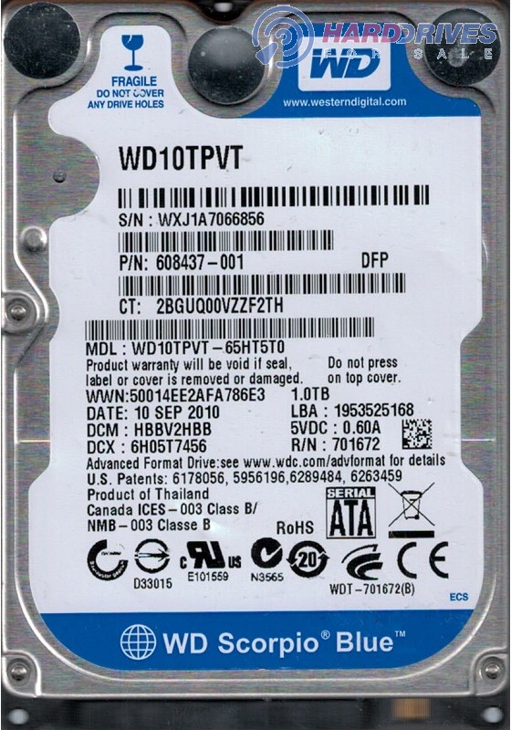 WD10TPVT-65HT5T0