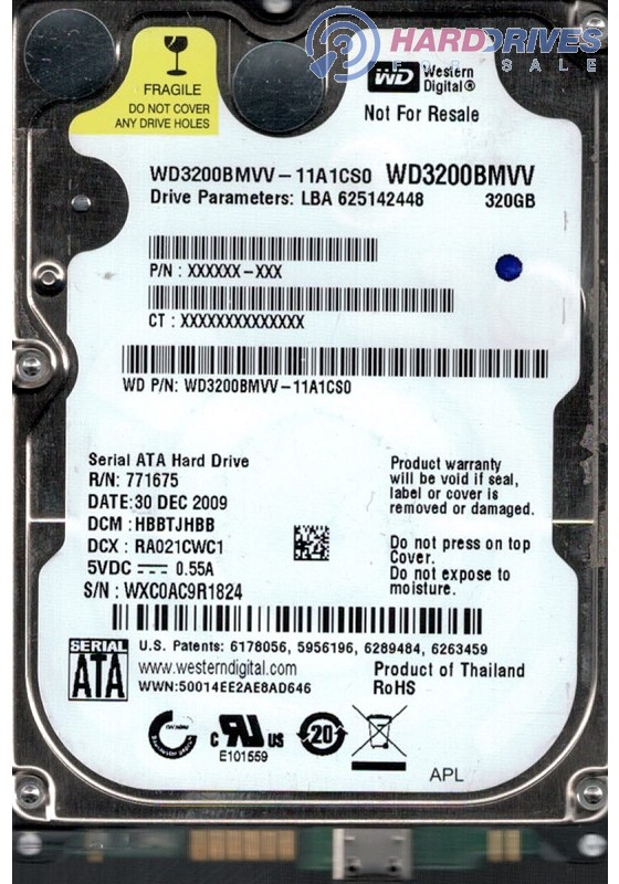 WD3200BMVV-11A1CS0