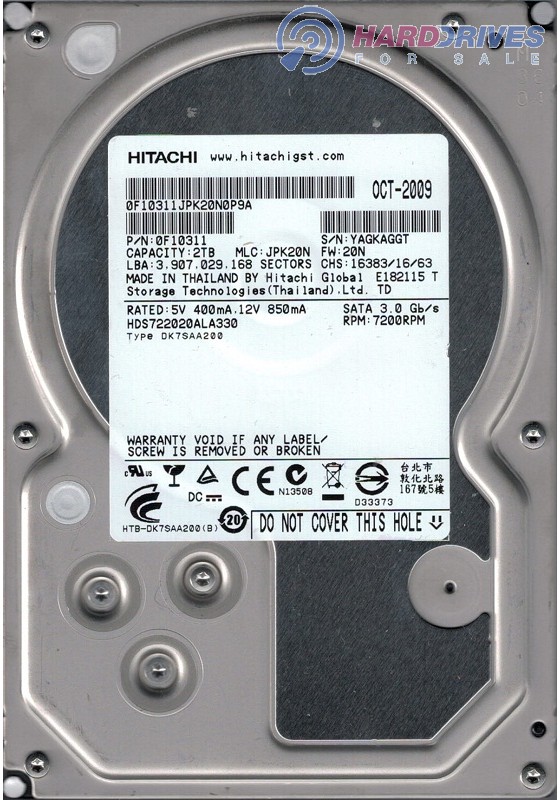HDS722020ALA330