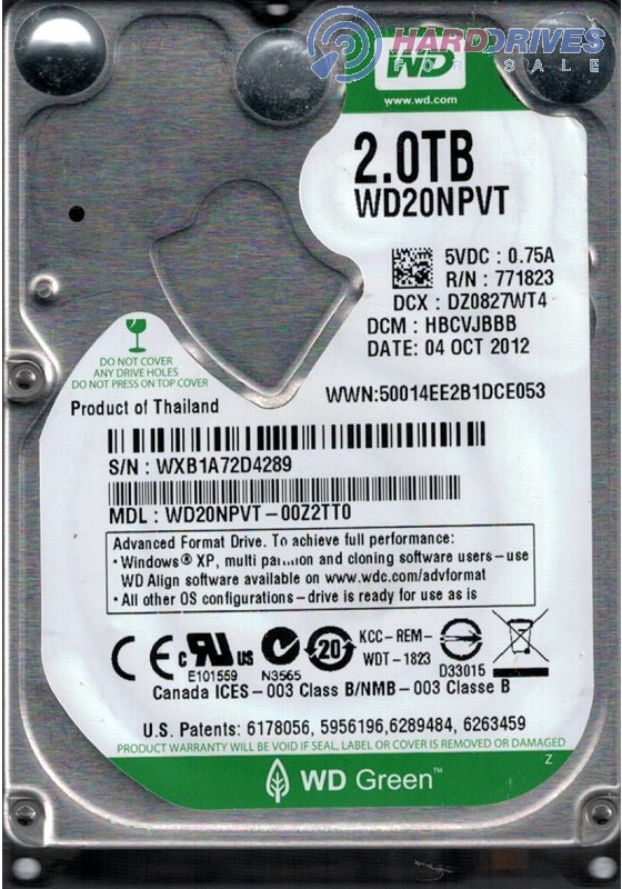 WD20NPVT-00Z2TT0