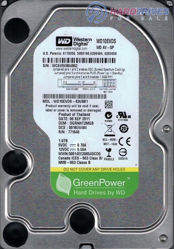 WD10EVDS-63U8B1