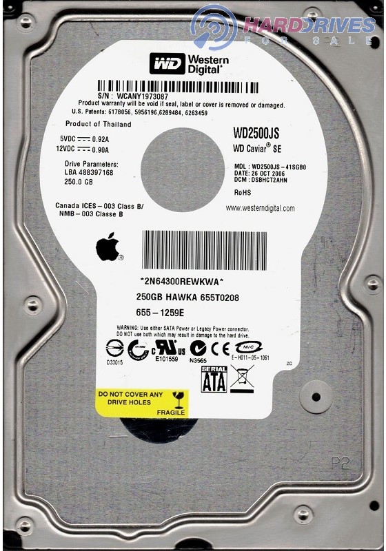 WD2500JS-41SGB0