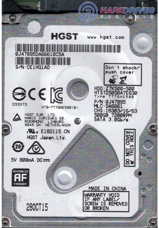 HTS725050A7E630