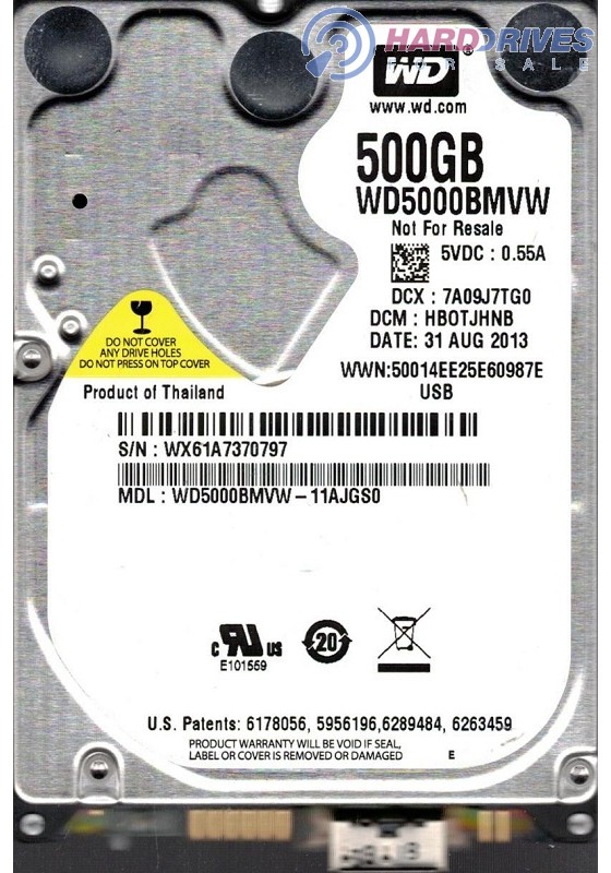 WD5000BMVW-11AJGS0