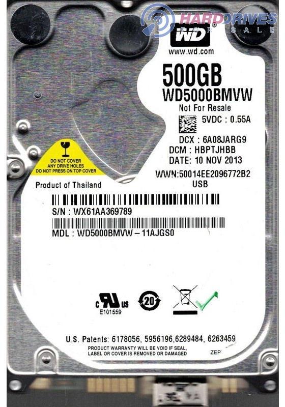 WD5000BMVW-11AJGS0